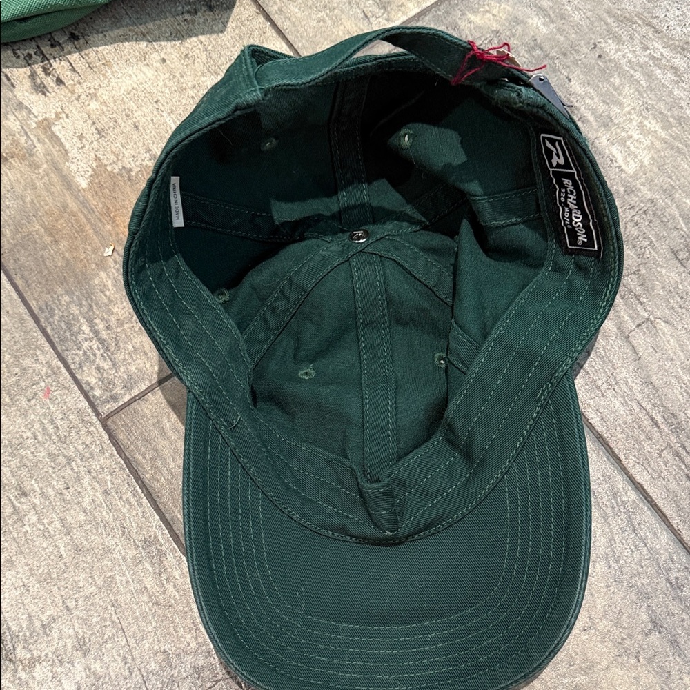 Green Cap with Orange Dior Patch - Picture 2 of 3